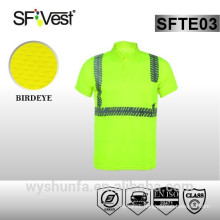 EN ISO 20471 industrial safety clothing reflective hi vis work shirt